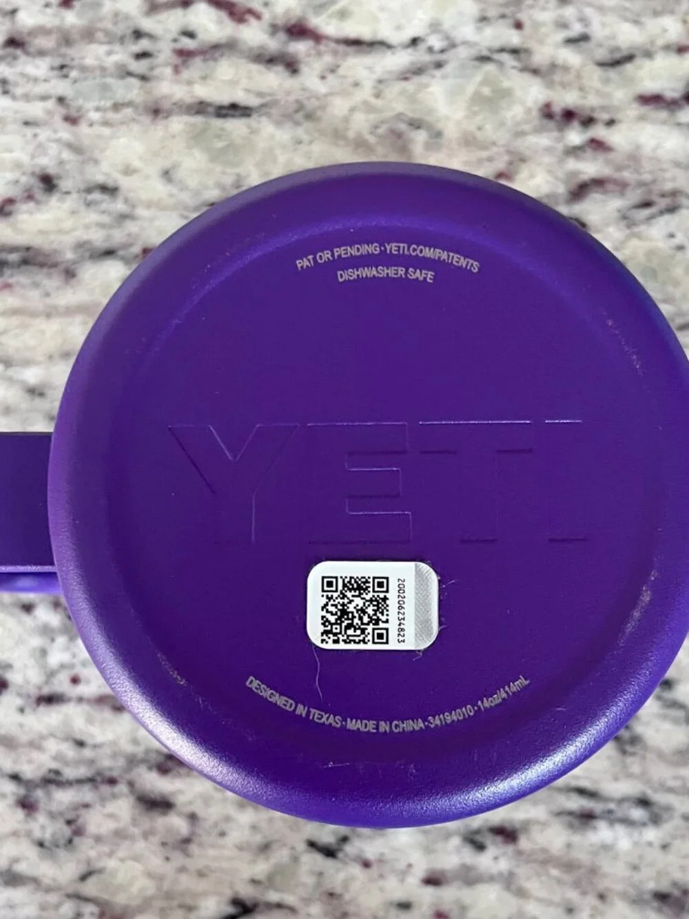 YETI Rambler 14 oz Mug in the retired Peak Purple color